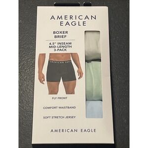 American Eagle Boxer Briefs Men's Small Multicolor Flex 3 Pack 4.5" Inseam